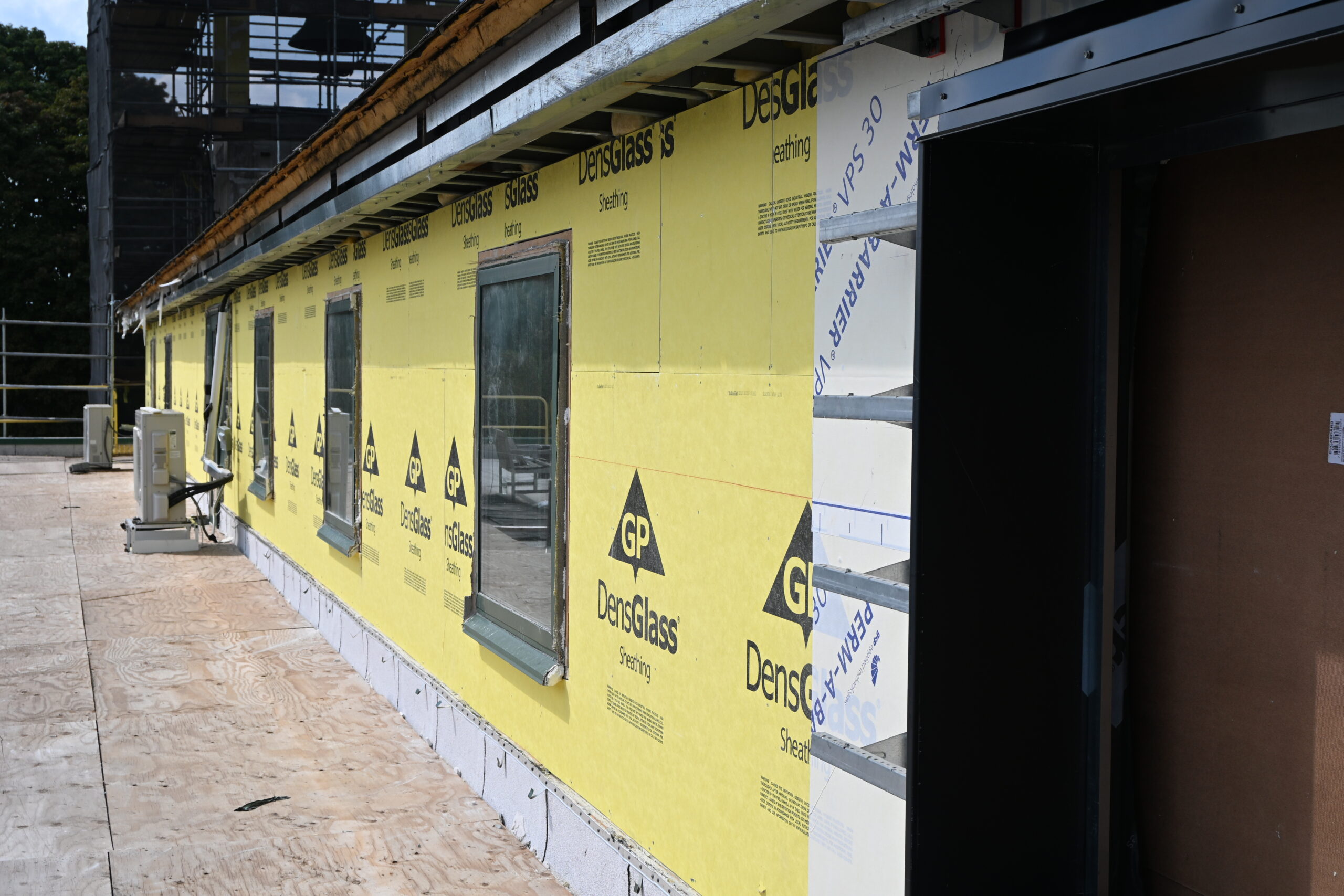 Picture of 3rd floor exterior wall for renovation