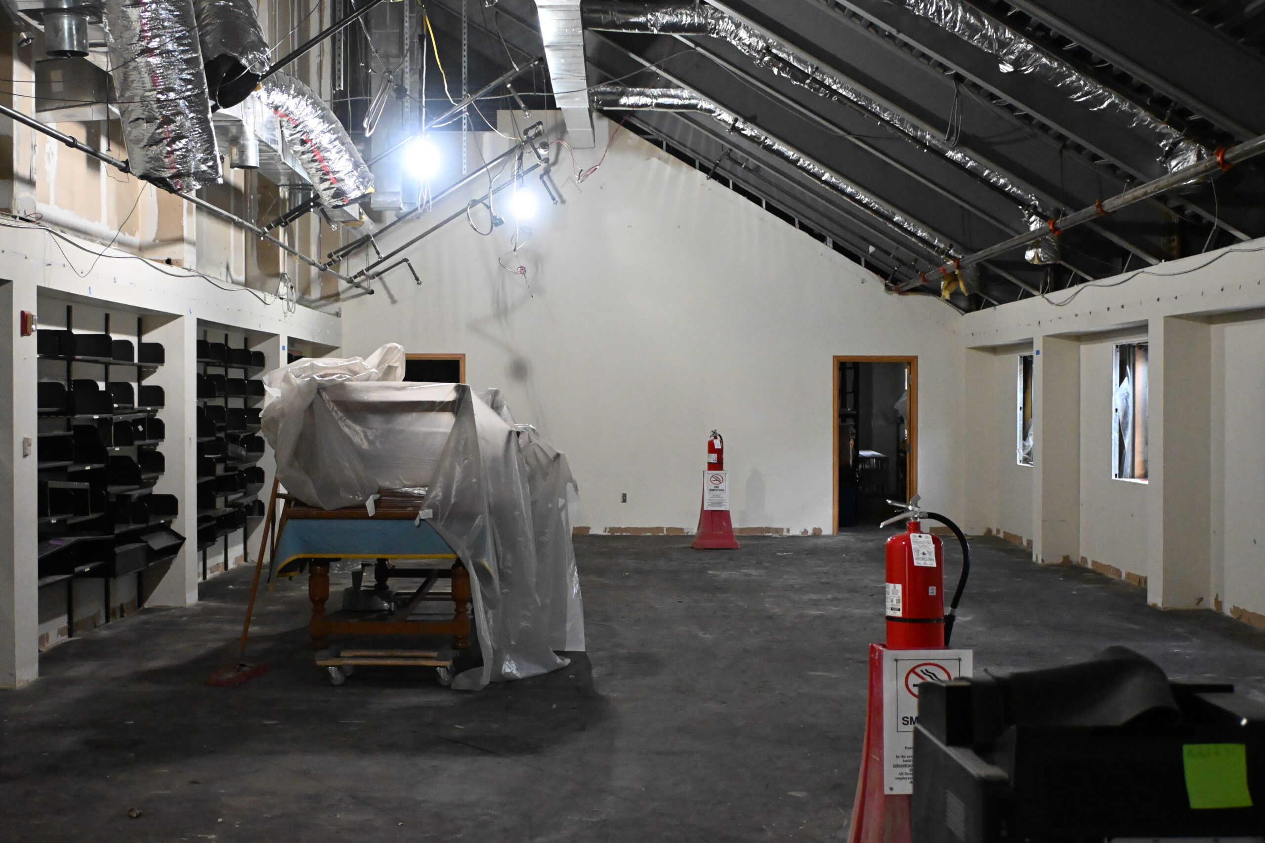 Picture of Special Collections during renovation